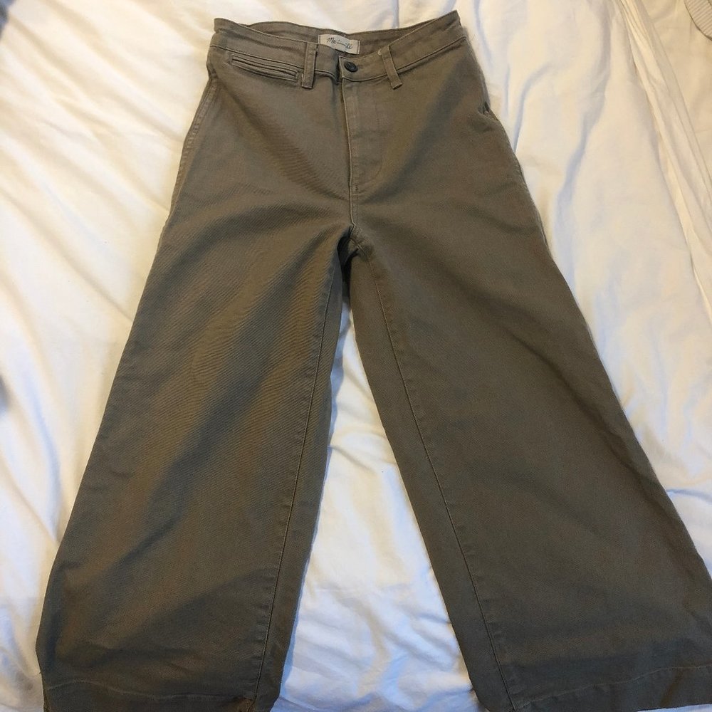 Madewell Emmett Wide Leg Crop Pants